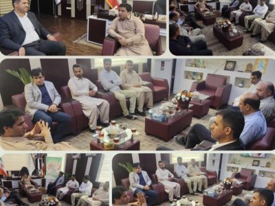 دیدار مدیرعامل کشت و صنعت مکران با فرماندار کنارک