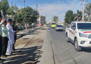 رزمایش اقتدار گشت‌های رضویون در کنارک