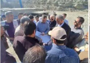 بازدید استاندار از سد کهیر و تصفیه خانه ساراب سازان