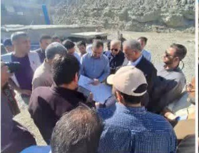 بازدید استاندار از سد کهیر و تصفیه خانه ساراب سازان