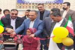 افتتاح زمین چمن امید در دبستان عشایری زهک