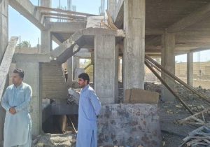 پیشرفت ۲۵ درصدی ساخت ساختمان فرمانداری گلشن