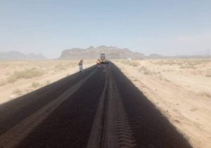 آغاز عملیات روکش آسفالت محور پشتکوه خاش