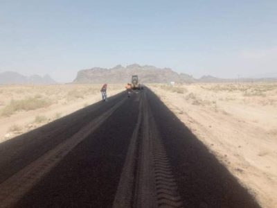 آغاز عملیات روکش آسفالت محور پشت‌کوه خاش