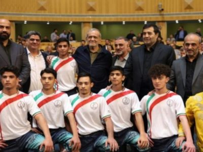 رئیس جمهور نشان داد حامی ورزش است