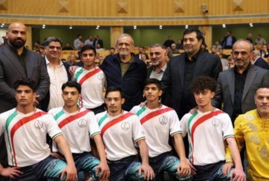 رئیس جمهور نشان داد حامی ورزش است
