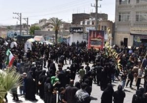 وقتی زاهدان زیر پرچم اباعبدالله (ع) یکدل شد