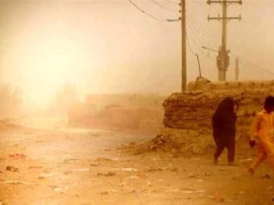 گردوخاک در شمال سیستان‌وبلوچستان ادامه دارد
