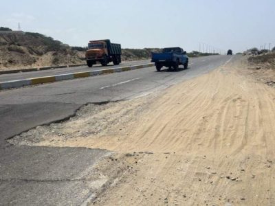 تاریکی و گودالهای عمیق در کمربندی چابهار
