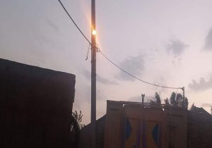 تیر برق سقوطکرده در هامون تعویض شد