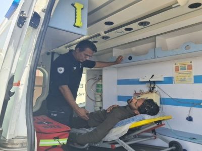 خدمات درمانی اورژانس به جاماندگان اربعین زاهدان