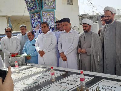 میثاق مسئولان کنارک با شهدای گمنام