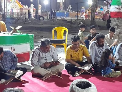 تجلی نور قرآن در کنار دریای کنارک