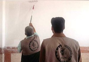 زیباسازی ۲۰ مدرسه زابل در طرح شهید عجمیان