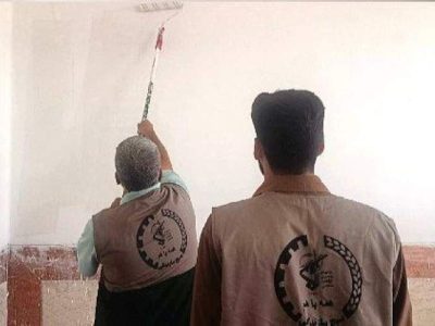زیباسازی ۲۰ مدرسه زابل در طرح شهید عجمیان