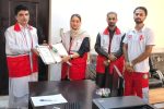 تجلیل از سال‌ها فعالیت بشردوستانه معصومه محبوب در کنارک